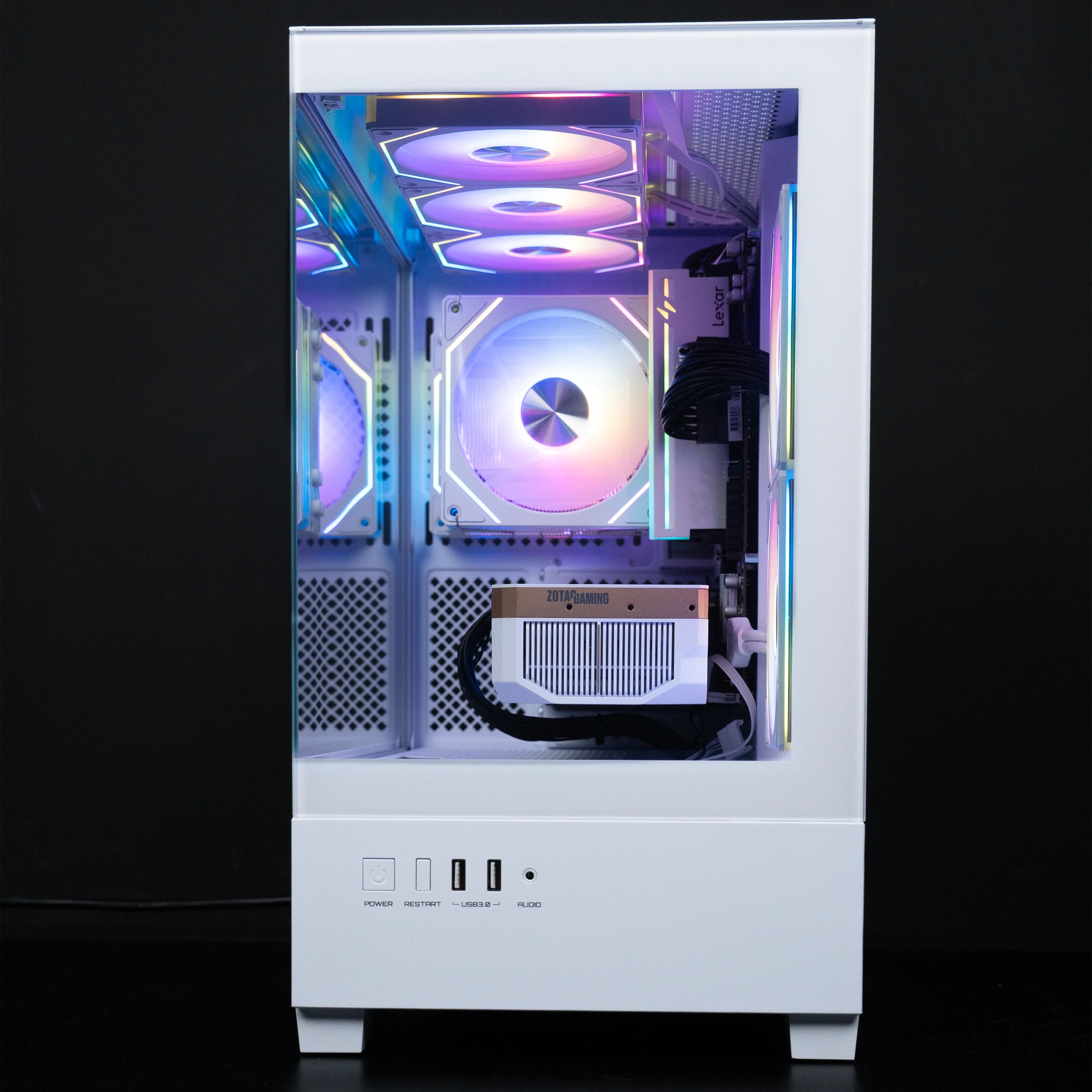 CHAMBER: LVL 8 WHITE / R7 7700 | RTX 5070 Ti | 32GB RAM - Image 7